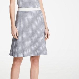 Ann Taylor Sweater skirt in geo jacquard